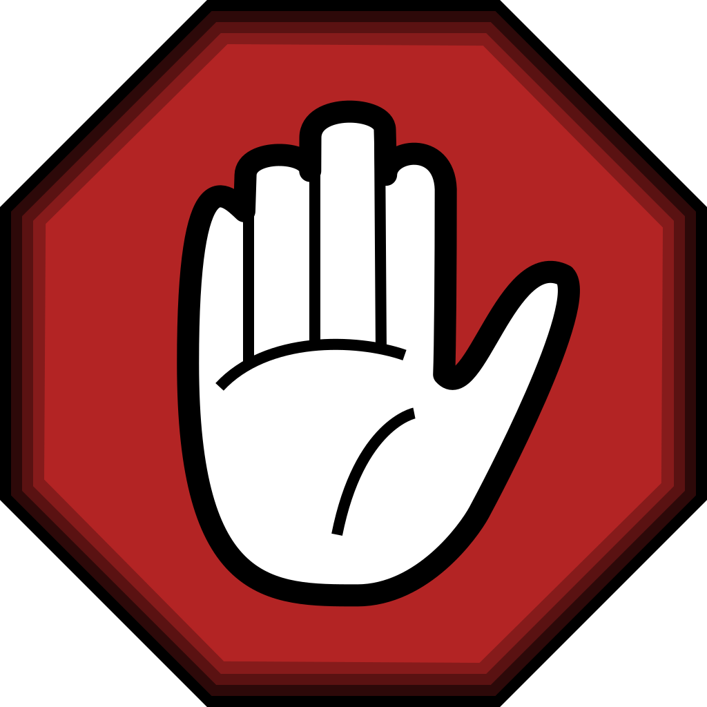 Number 4 clipart hand sign. File stop svg wikimedia