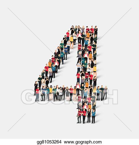 number 4 clipart large