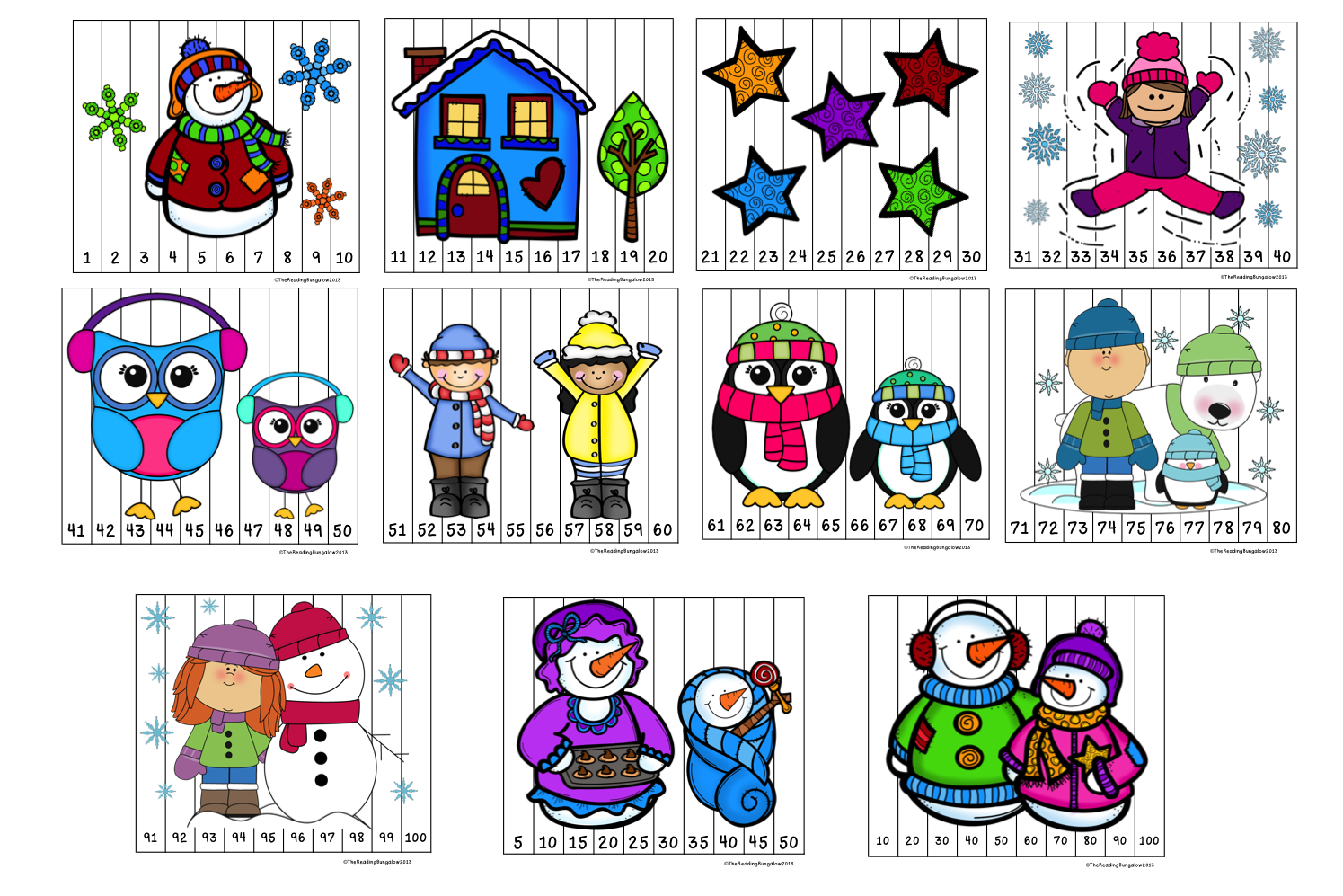Winter puzzles skip counting. Number 4 clipart math puzzle