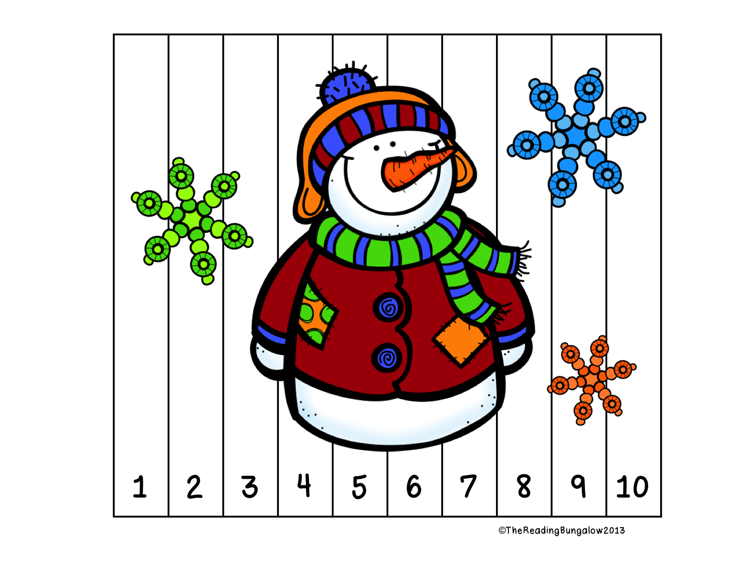 Number 4 clipart math puzzle. Winter puzzles skip counting