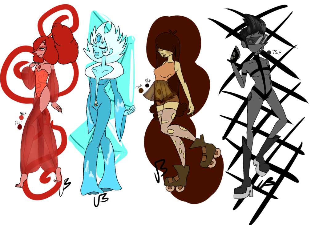 Closed pearls gem adopts. Number 4 clipart pretty