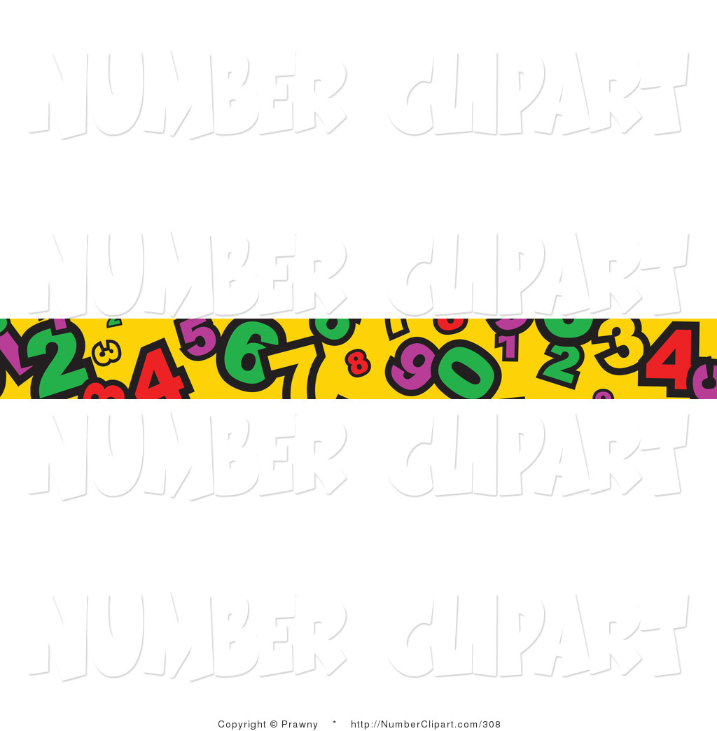 number clipart boarder
