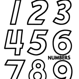 numbers clipart bubble