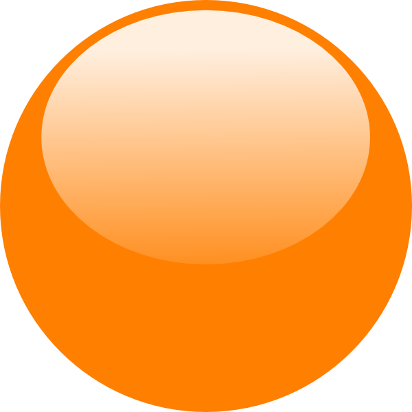 orange clipart bubbles