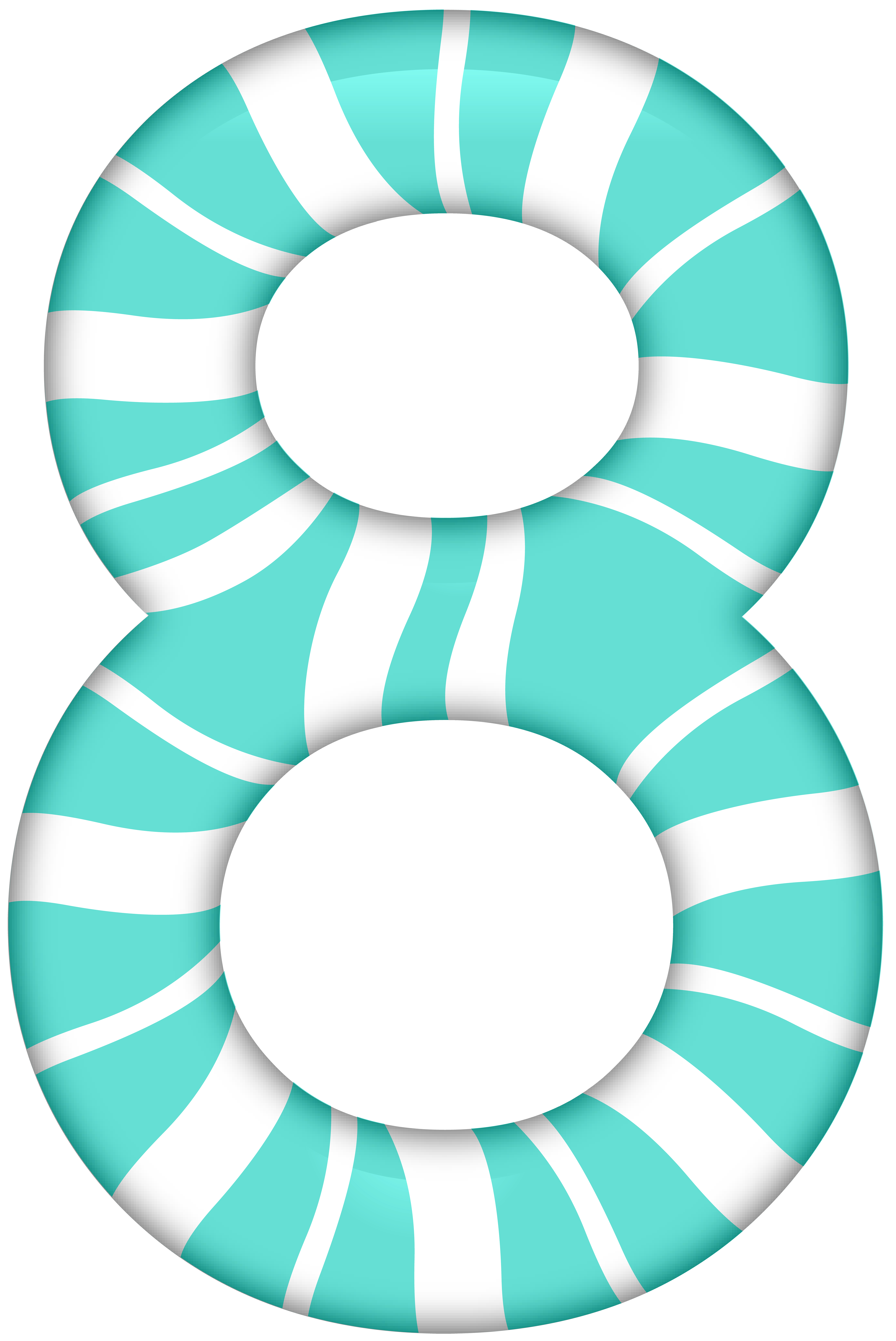 clipart candy number