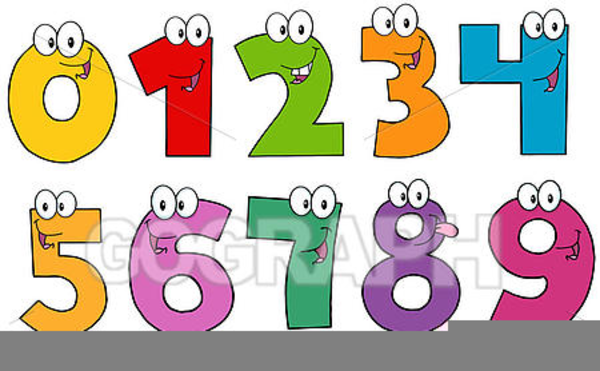 number clipart cartoon
