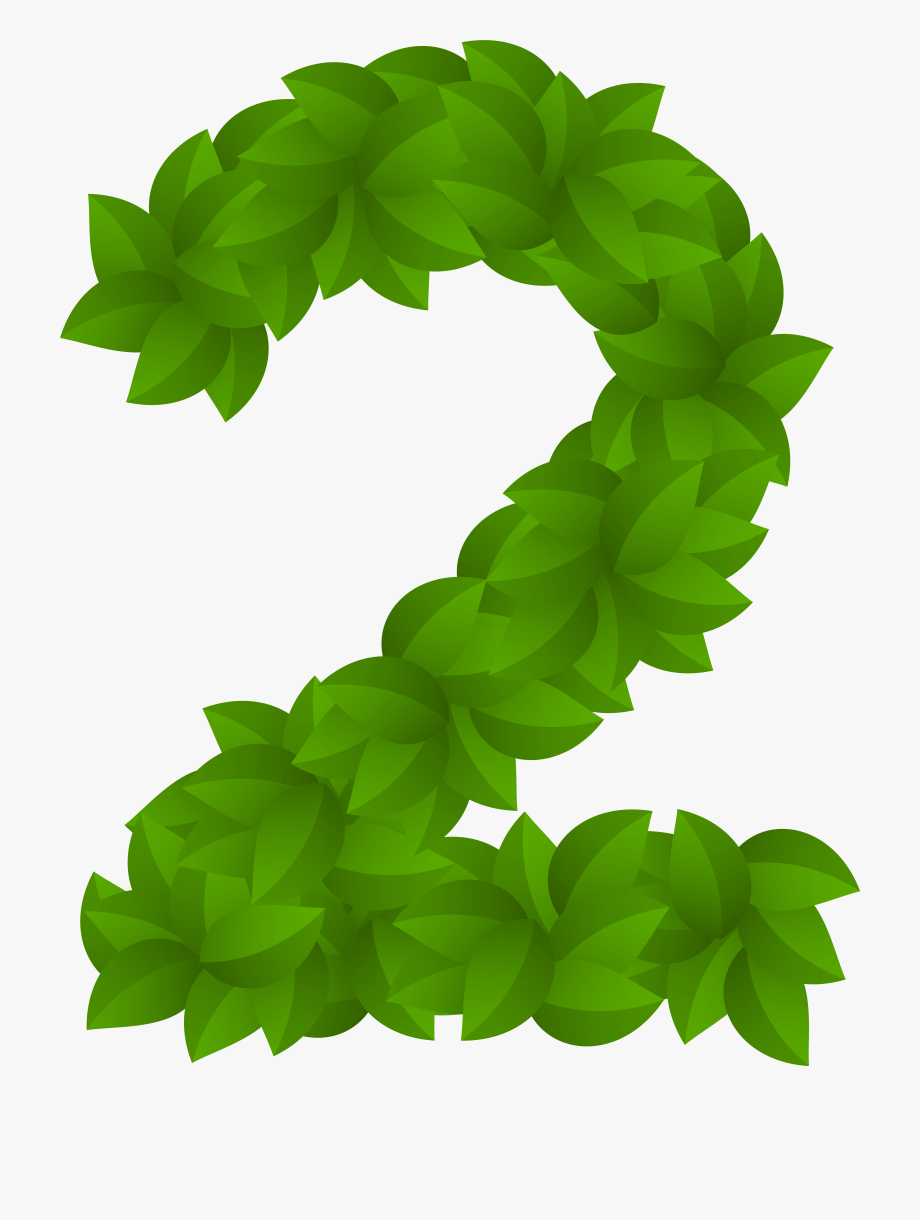 numbers clipart green