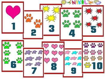 numbers clipart individual number