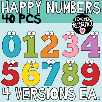 Math graphics . Number clipart teacher