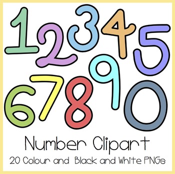 numbers clipart time