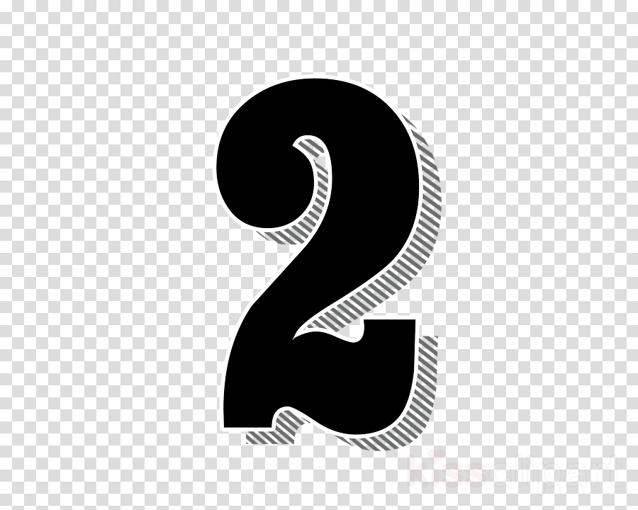 number clipart typography