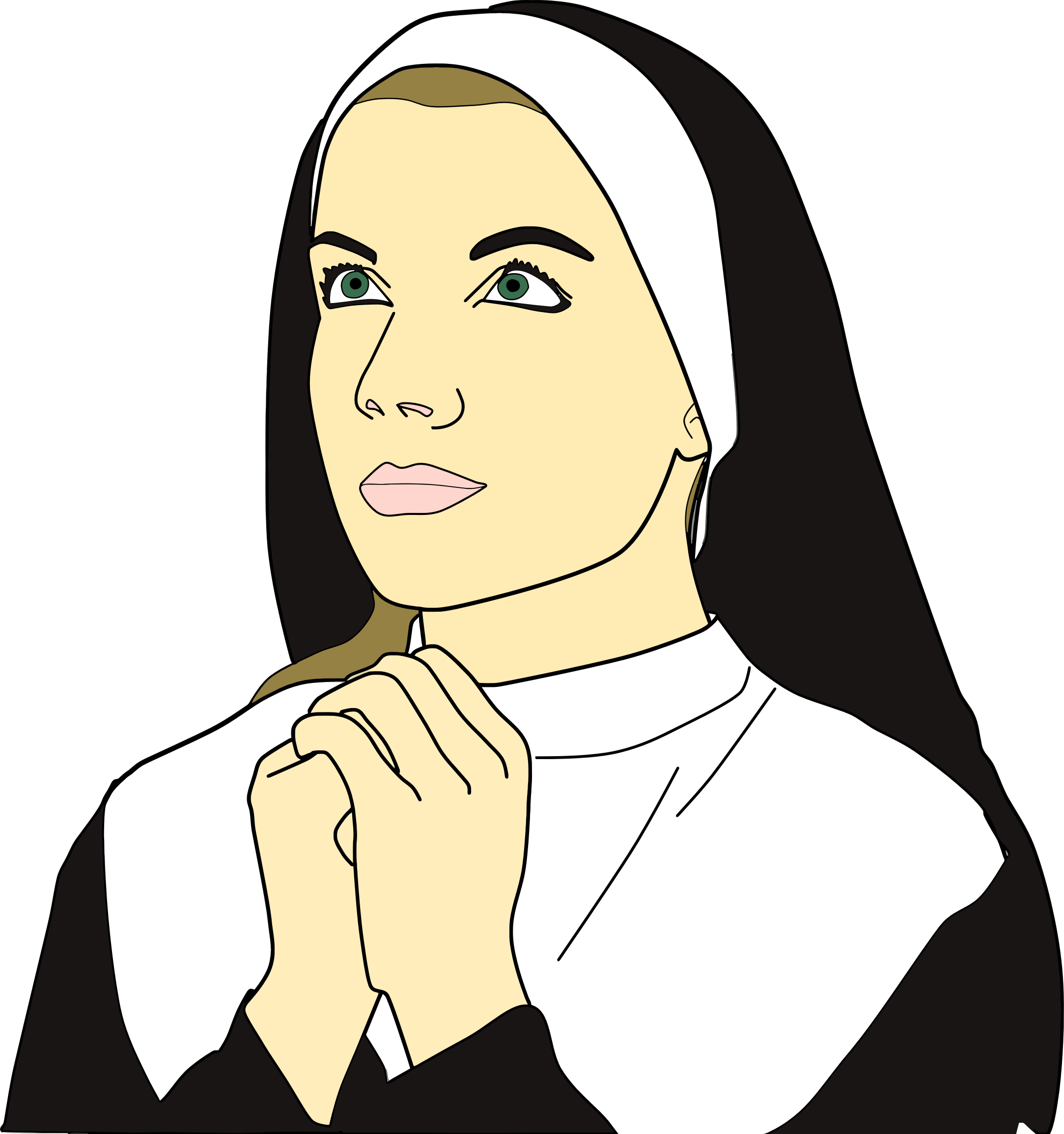 Nun clipart animated, Nun animated Transparent FREE for download on
