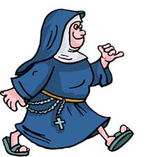 nun clipart group