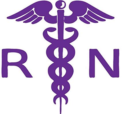 nurse clipart purple