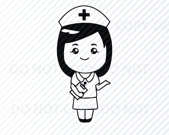 nurse clipart vector