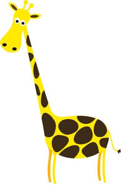 Panda free images . Nursery clipart giraffe silhouette