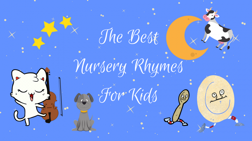  popular english rhymes. Nursery clipart nice kid
