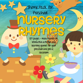 Rhymes and literacy centers. Nursery clipart preschool math