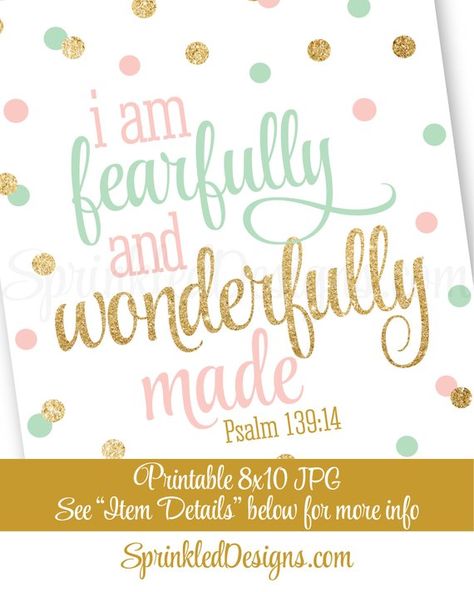 nursery clipart psalm 139 14