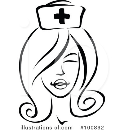 Nurse free download best. Nursing clipart black and white