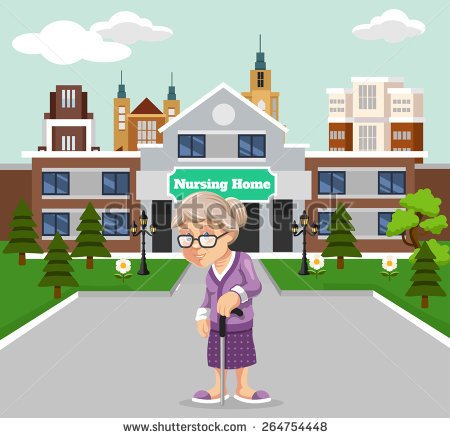 patient clipart retirement home
