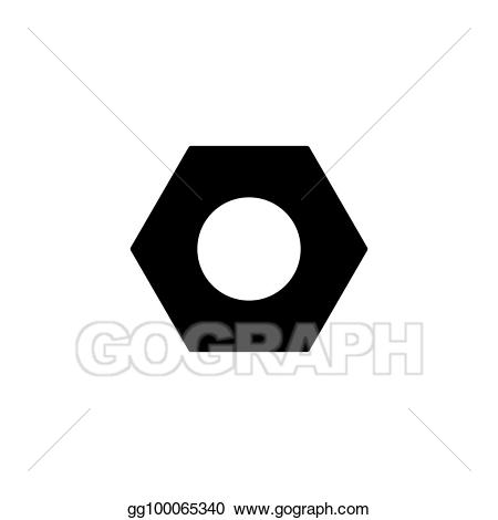 nut clipart hex nut