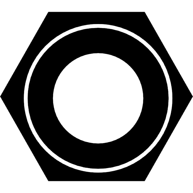 nut clipart hexagonal