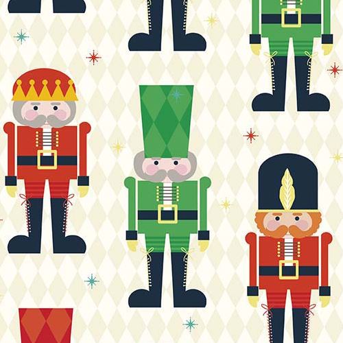 Nutcracker clipart kawaii. Cream beige riley blake