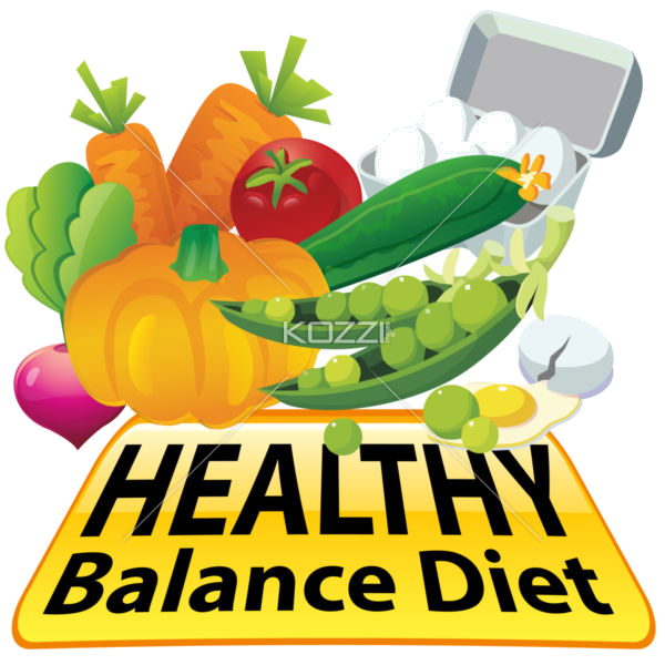 nutrition clipart balanced diet