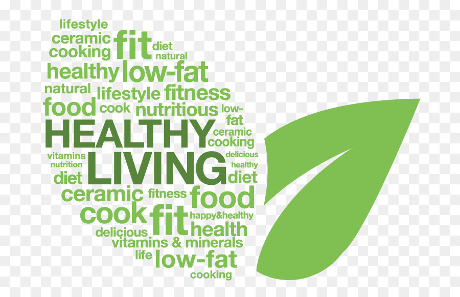 Nutrition clipart healthy living. Lifestyle health green text
