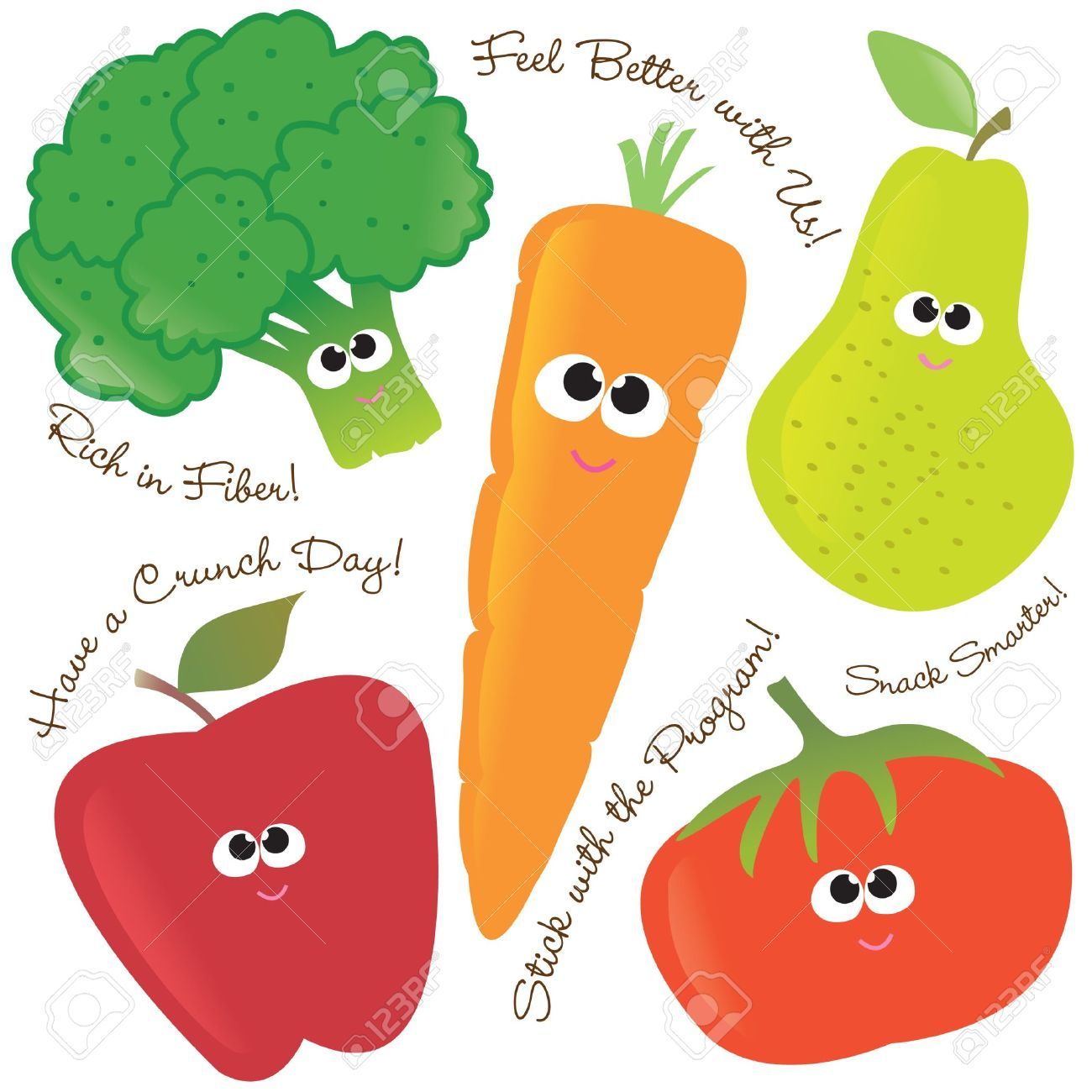 nutrition clipart mixed fruit