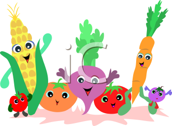 vegetables clipart cartoon