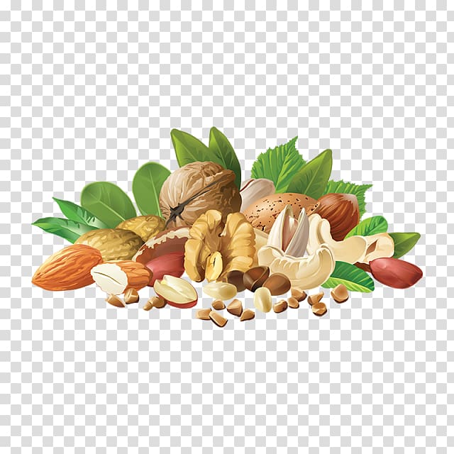 Peanut mixed almond transparent. Nuts clipart penuts