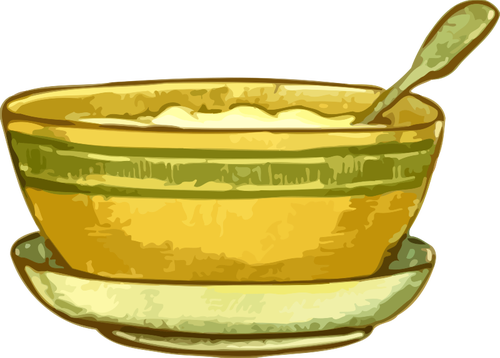 oatmeal clipart mix bowl
