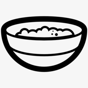 Oatmeal clipart mixing bowl. Free bowls cliparts silhouettes