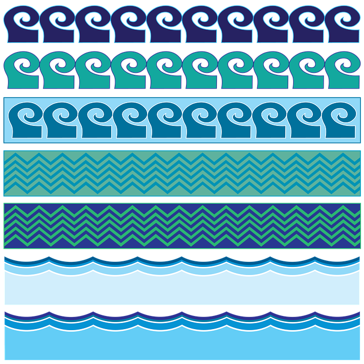 ocean clipart border design