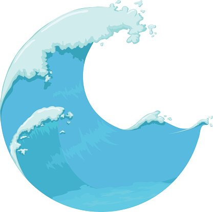 ocean clipart circle