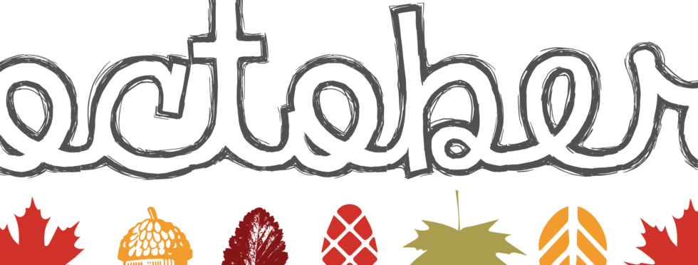october clipart header