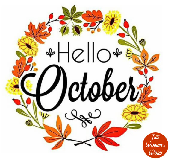 October clipart hello october, October hello october Transparent FREE ...
