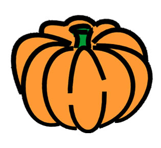 october clipart orange objects