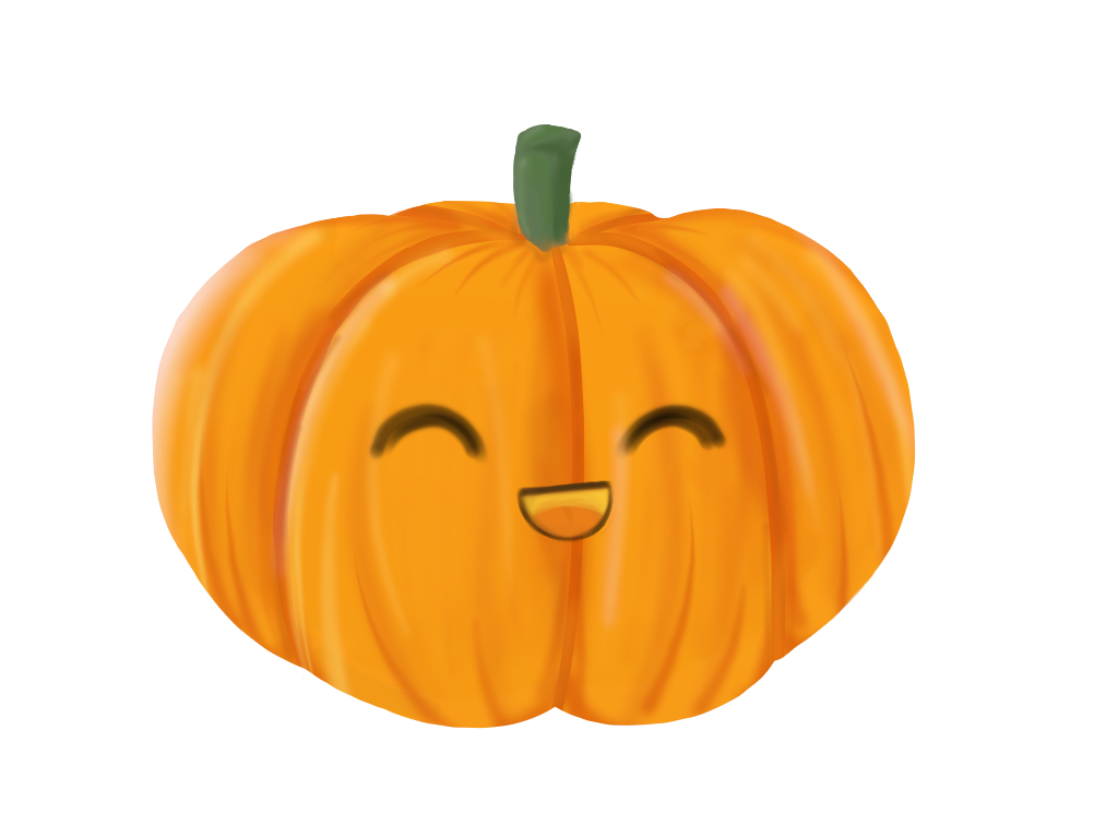 october clipart pumpkin roll