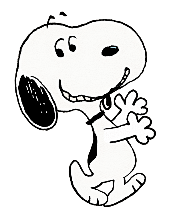 october clipart snoopy
