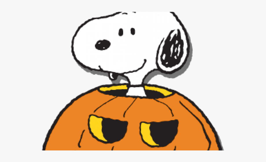 october clipart snoopy