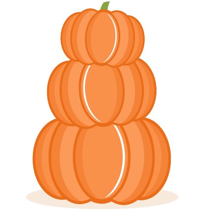 october clipart stack pumpkin