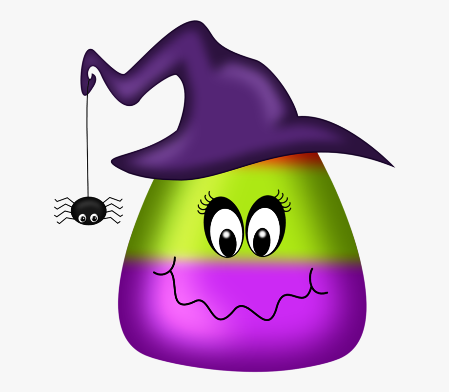 witch clipart candy corn
