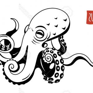 octopus clipart anchor