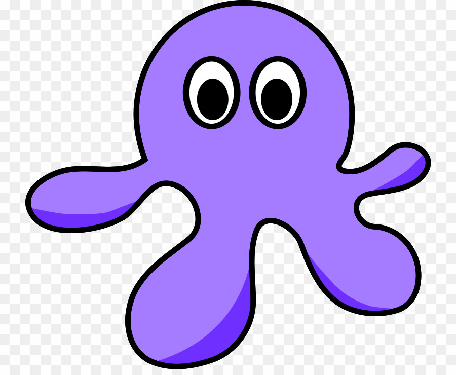 octopus clipart cool cartoon
