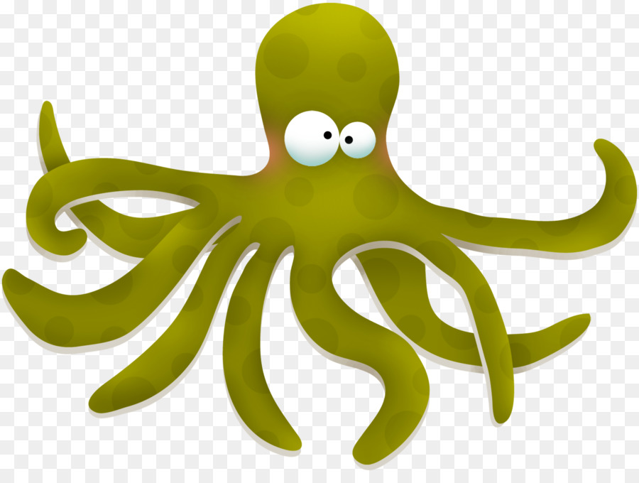 octopus clipart green octopus