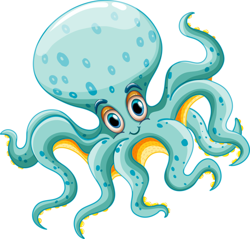 Octopus clipart invertebrate, Octopus invertebrate Transparent FREE for ...