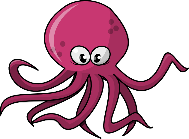 Many hands to reach. Octopus clipart mimic octopus
